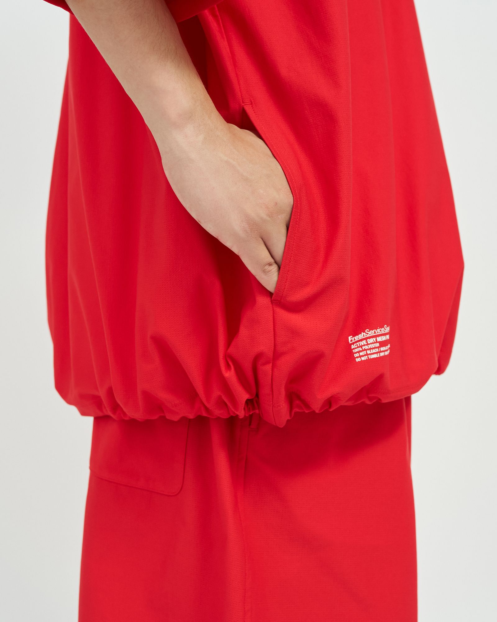 フレッシュサービス  ACTIVE DRY MESH POLO(FSC263-70164)RED☆7月18日(土)新作発売！