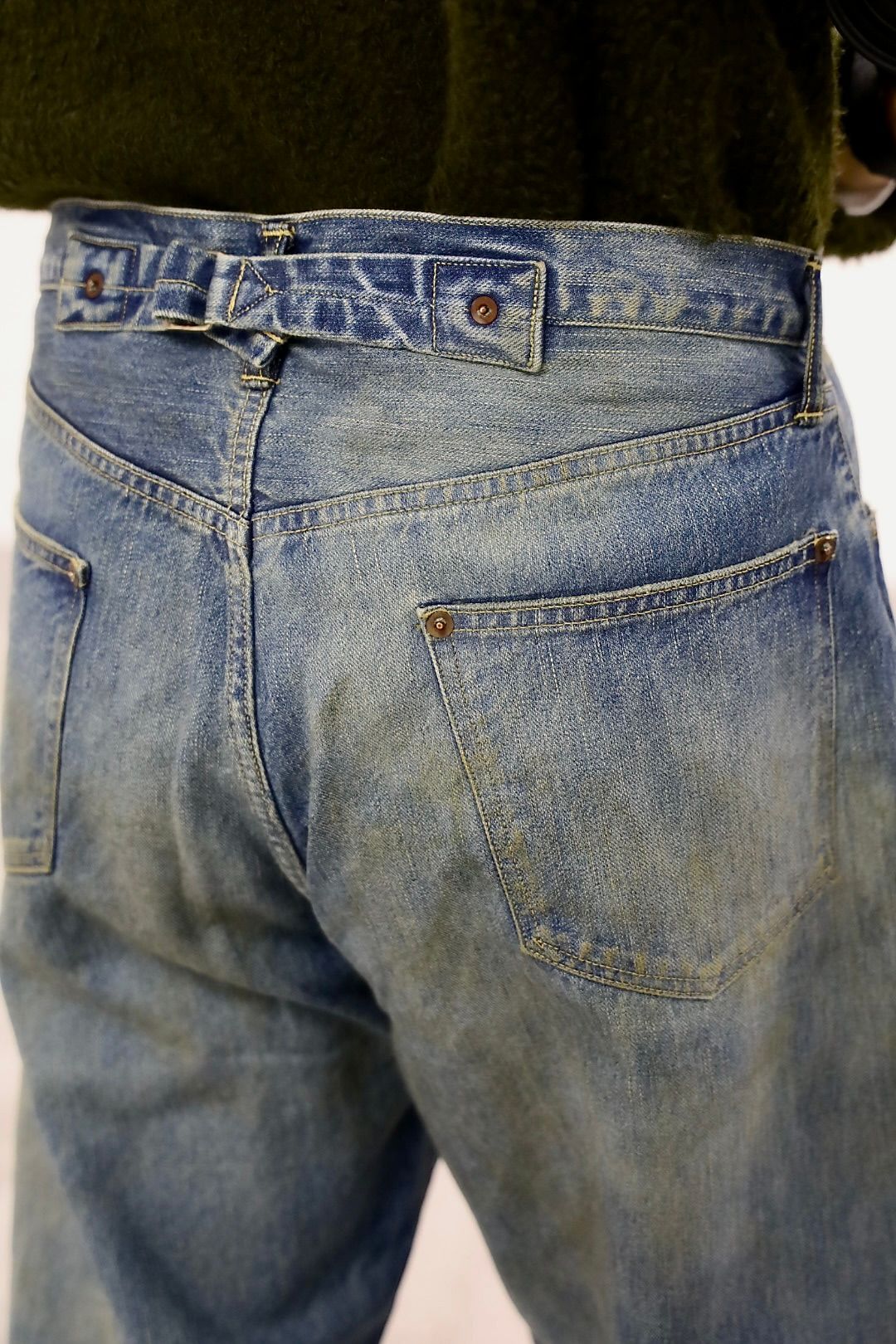A.PRESSE 2026 STYLE1 No.37 Washed Wide Denim Pantsスタイル