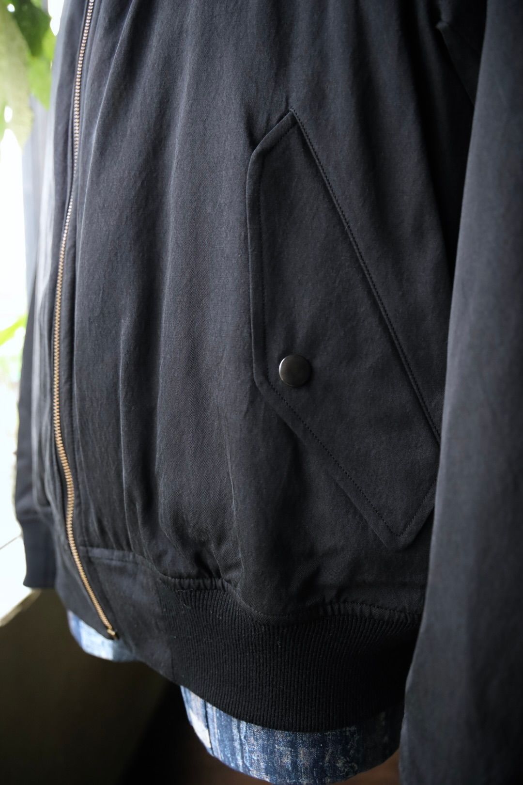 アプレッセ 2025 STYLE2 Silk Padding Jacket(25AAP-01-29)BLACK☆9月27日(土)発売！