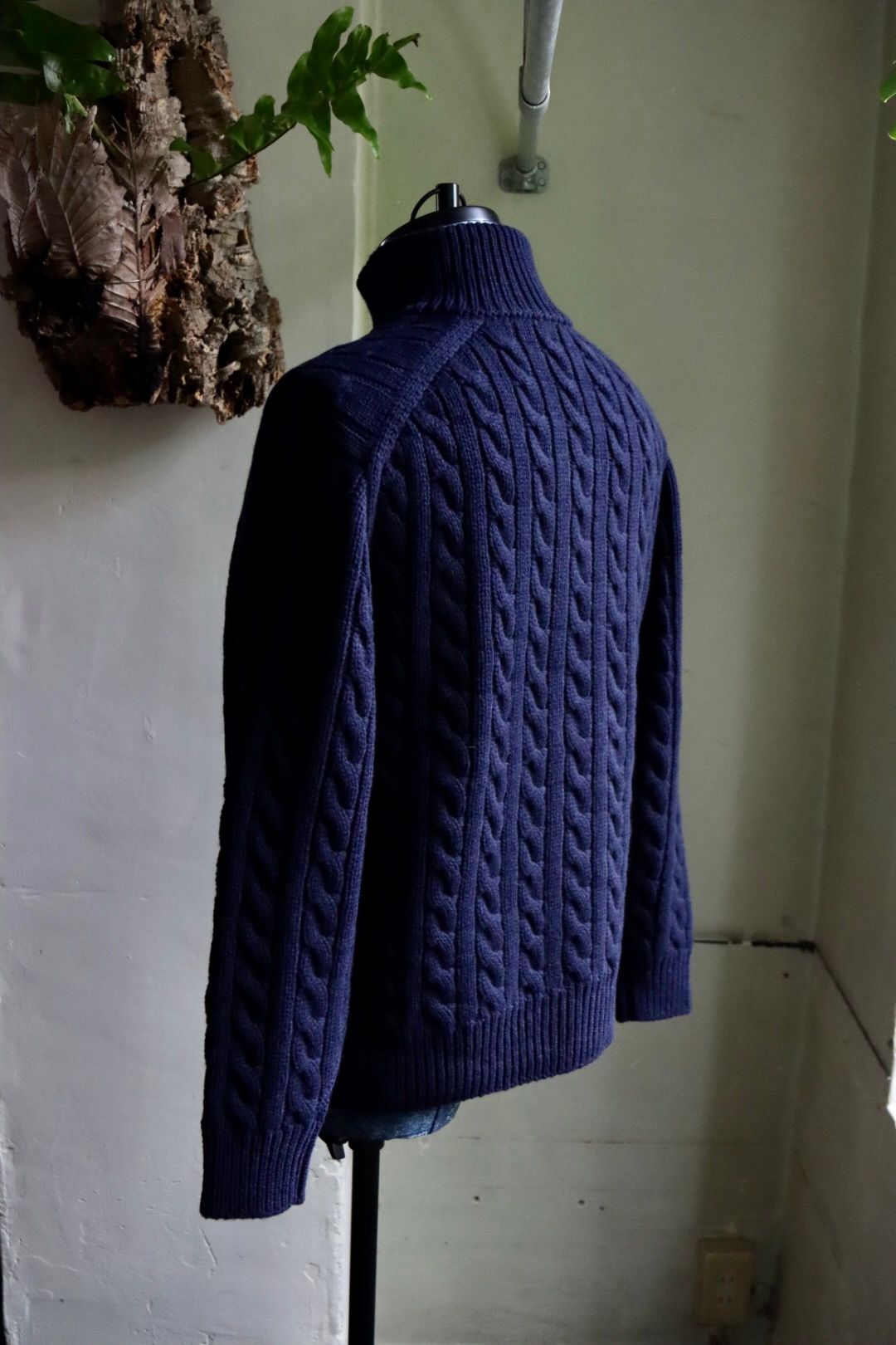 A.PRESSE - アプレッセ23AW Cashmere Aran Half Zip Sweater(23AAP-03 