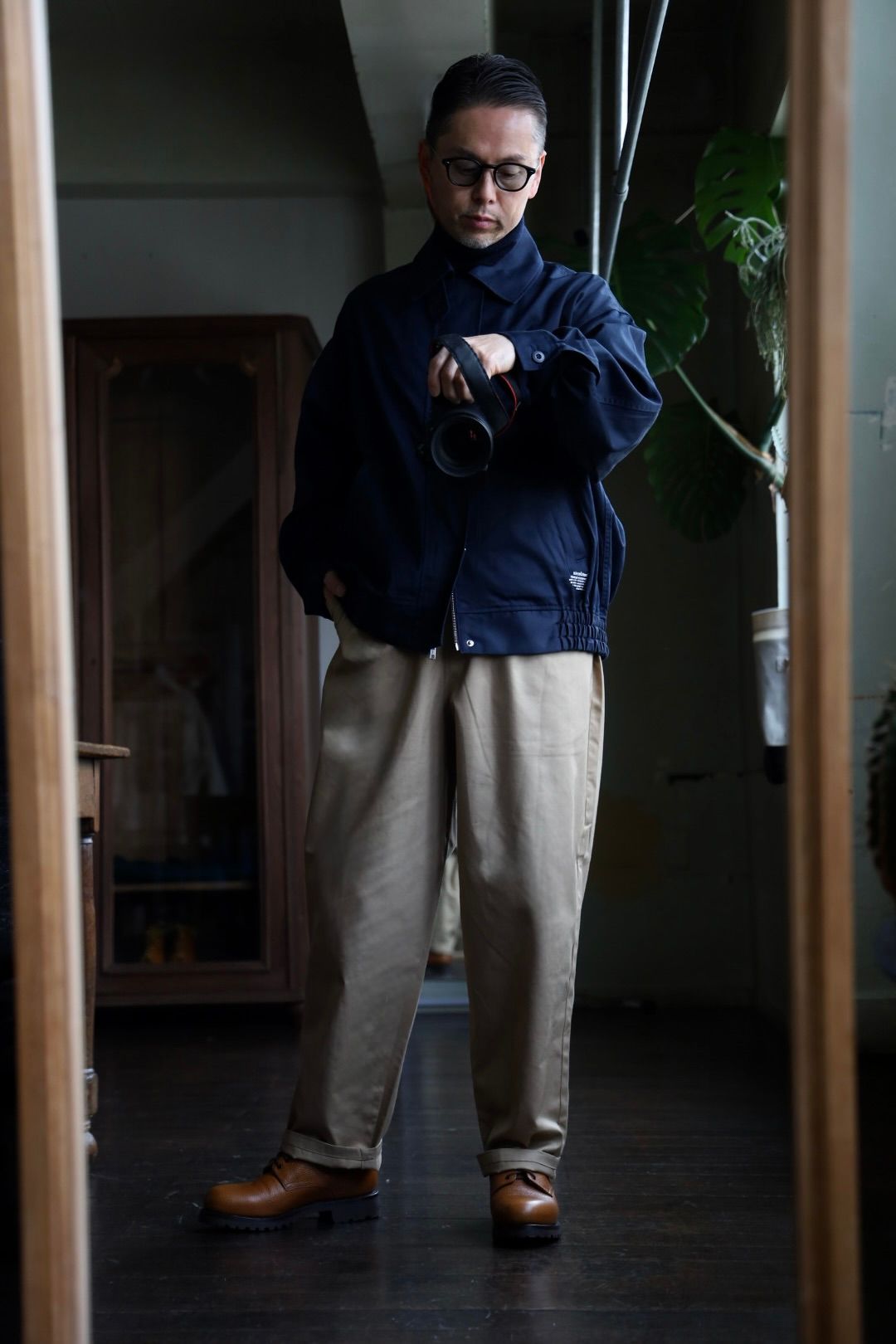 FreshService - フレッシュサービス CORPORATE BLOUSON (NAVY