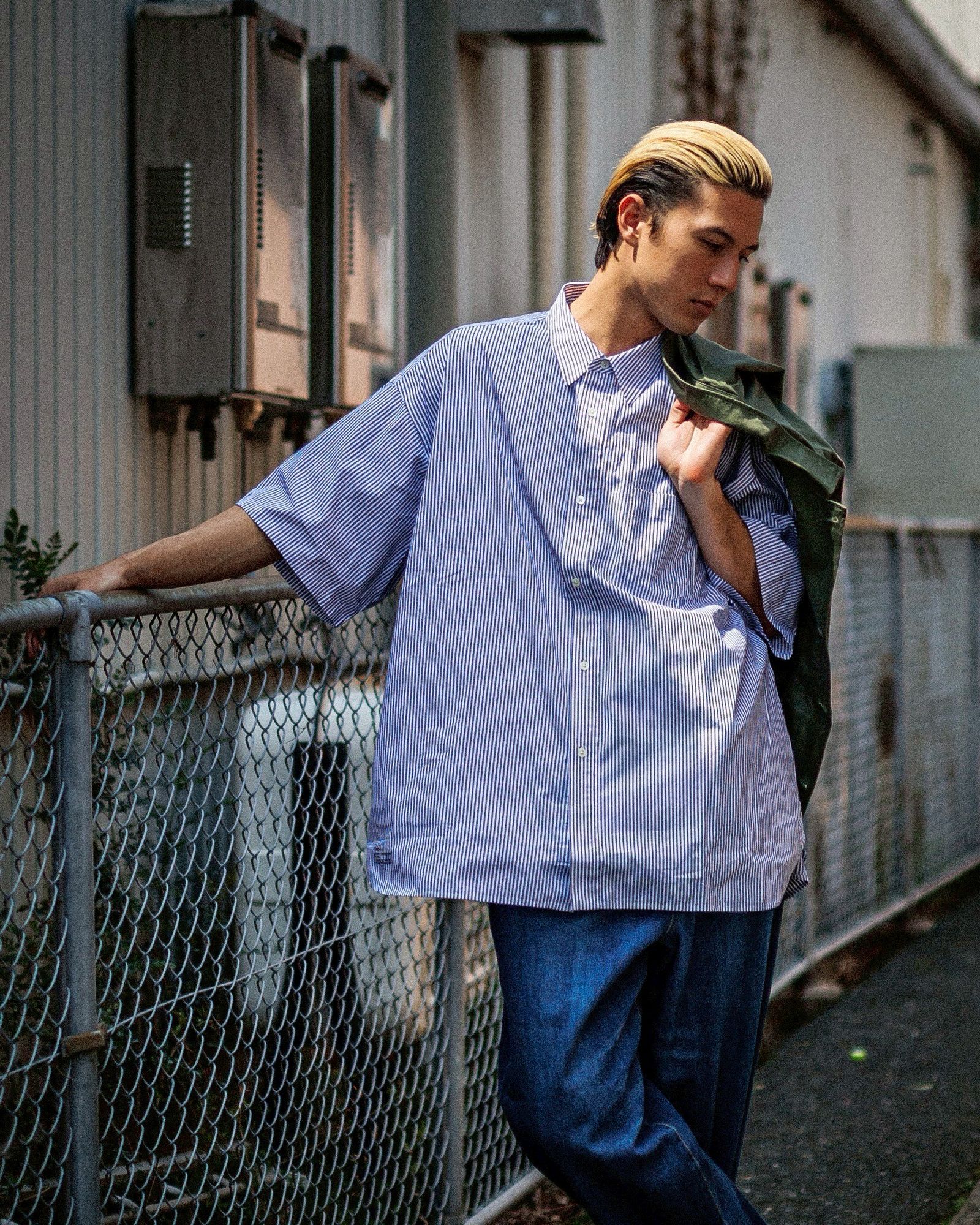 フレッシュサービス UTILITY FATIGUE SHIRT MARKスタイル