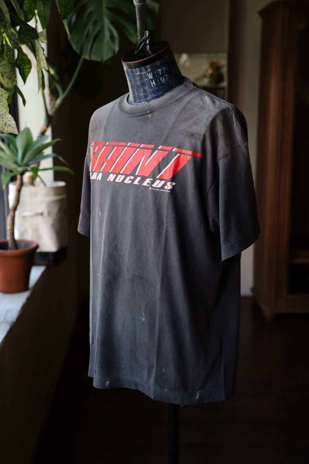 セントマイケル Tシャツ SAINT ALPHA SS TEE(SM-HR1-0000-012)BLACK