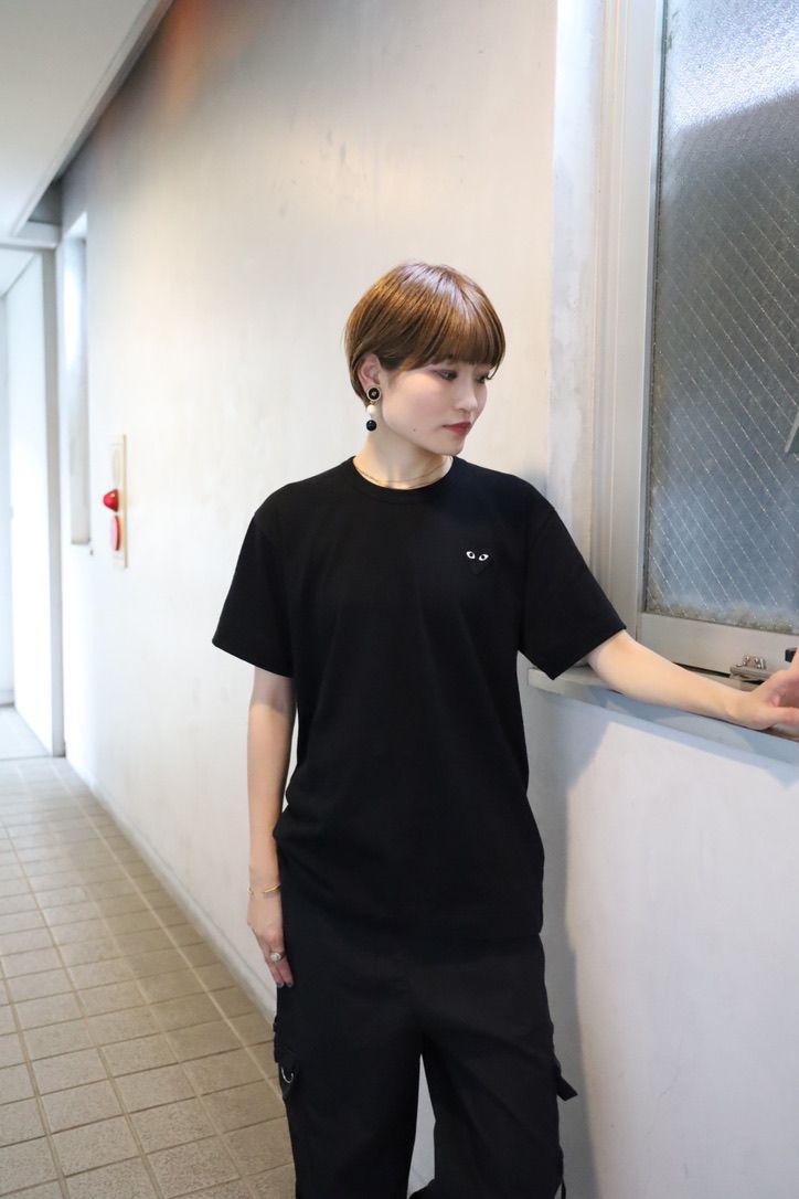 PLAY COMME des GARCONS 新作ワンポイントTシャツ style.2025.6.23