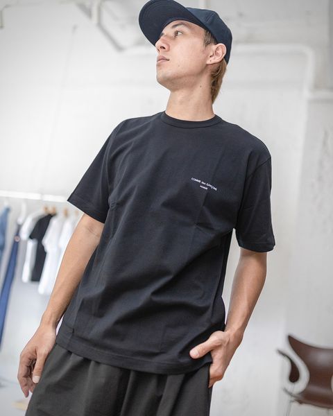 COMME des GARCONS HOMME ロゴTシャツ(BLACK) スタイル 8月3日(土)発売！