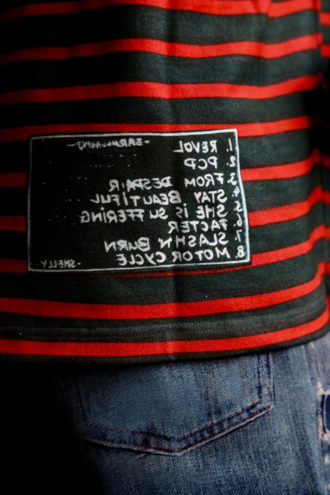トーキングアバウト ジ アブストラクション 25SS "ROF"ART REPLICA MOCK NECK(NPT-NSP-001)