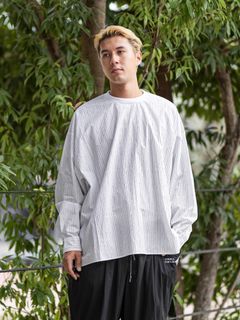 S.F.C 2026FW エスエフシー STRIPE CREWNECK SHIRT (SFCFW26S01)White☆9月12日(土)発売！