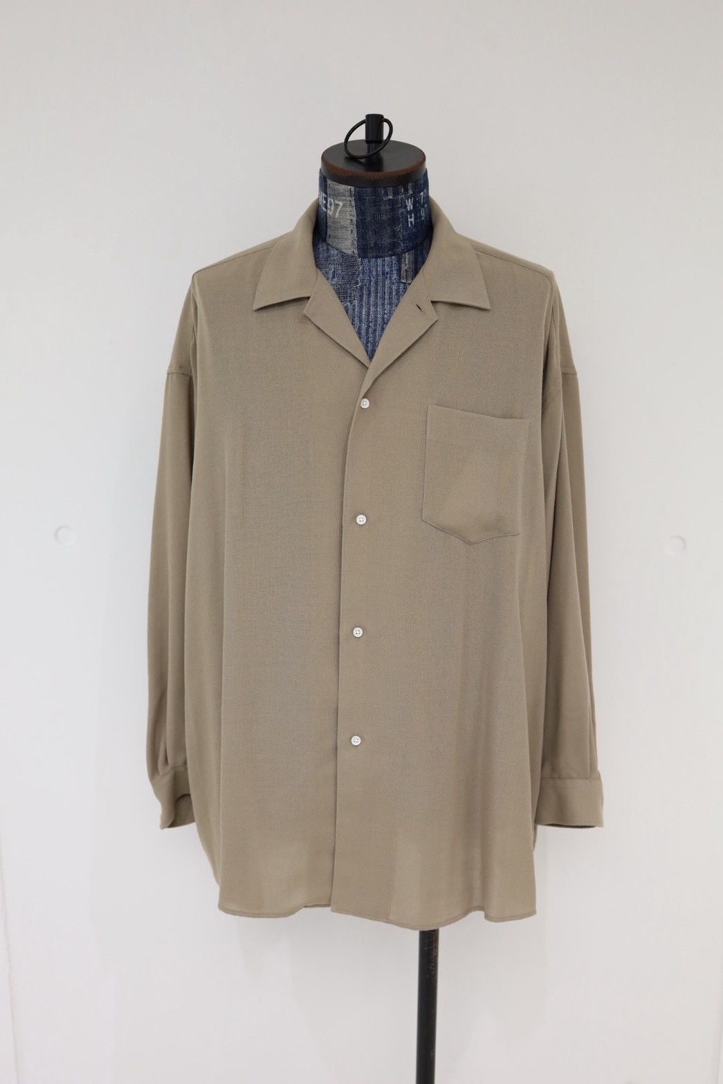 グラフペーパー 26SS Viscose Viyella L/S Sleeping Shirt(GM261-50456)TAUPE☆3月14日(土)発売！