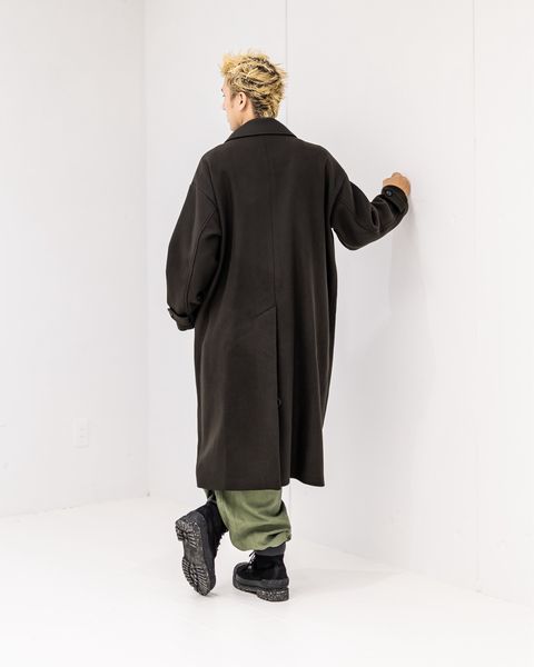 YOKE Melton Big Balmaccan Coat (BROWN)10月11日(土)新作発売！