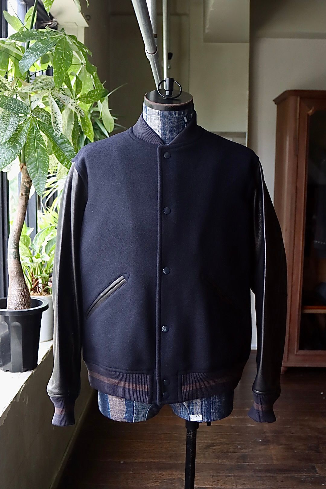 ブラームス 25FW Wool Melton Award Jacket(bROOTS25F1)Dark Navy☆新作発売！