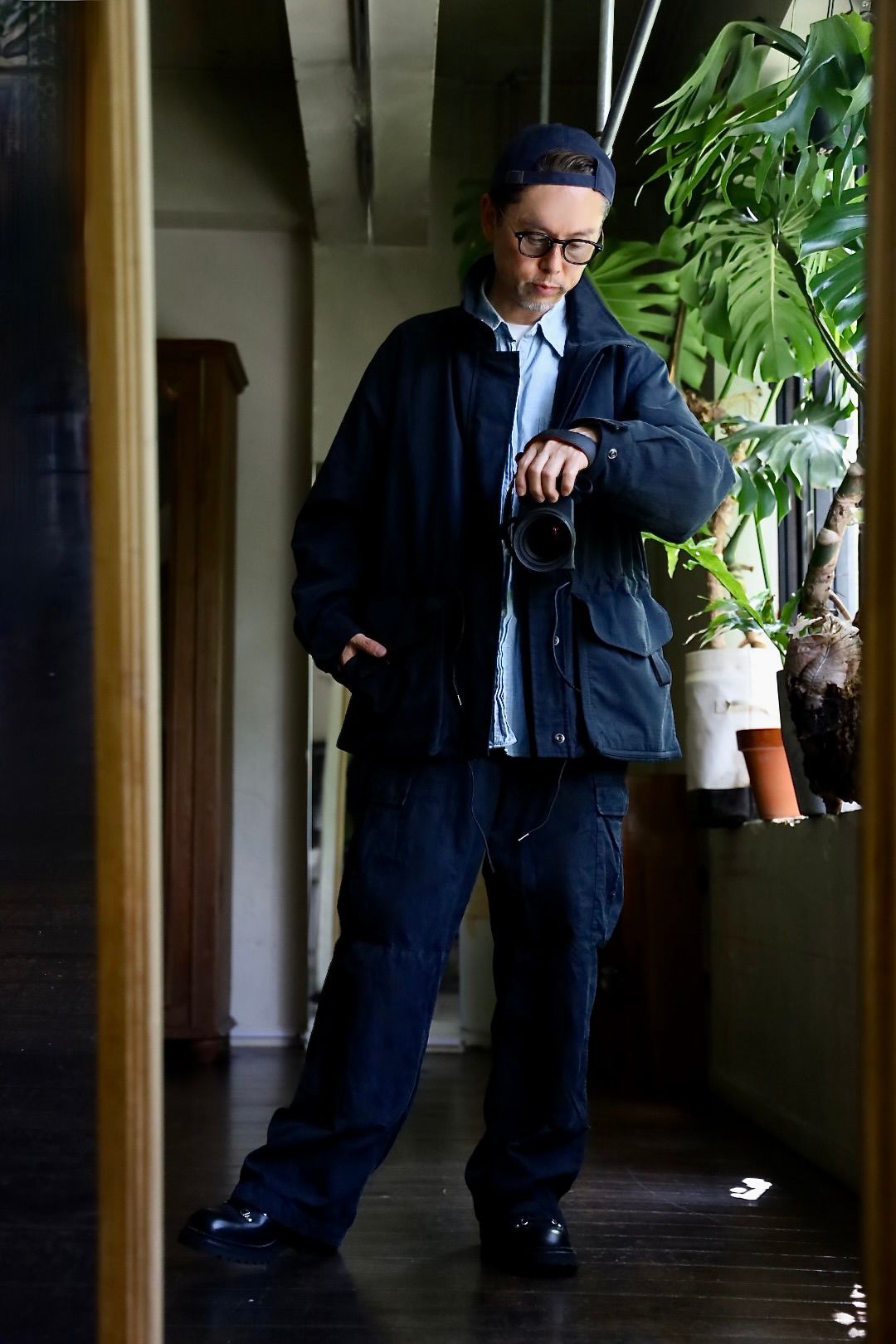 A.PRESSE Silk Ripstop Royal Canadian Air Force Jacket