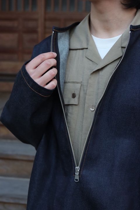 SEEALL ZIP PULLOVER JACKET,DOUBLE WAIST BELT PANTS set up style. 2022.03.17.