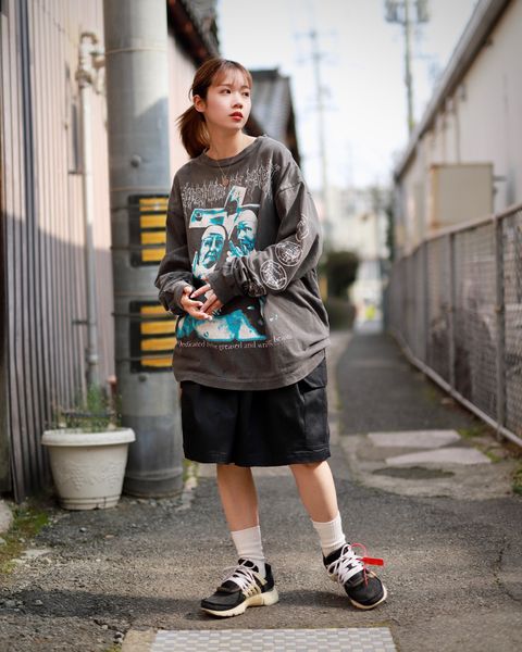 ©SAINT M×××××× セントマイケル23SS LS TEE SISTERスタイル