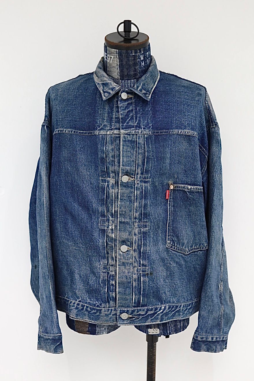 【先行予約開始！】アイジュンヤワタナベマン 26SS Levi's×BerBerJin 転写デニムプリントジャケット(WQ-J904-101)☆5月15日(金)発売！