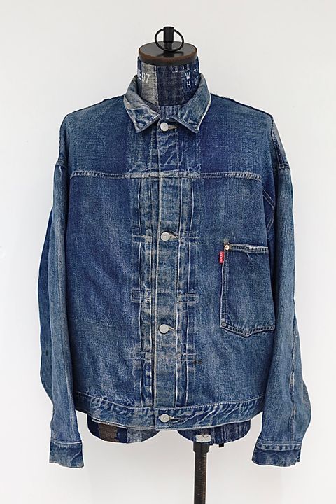 【先行予約開始！】アイジュンヤワタナベマン 26SS Levi's×BerBerJin 転写デニムプリントジャケット(WQ-J904-101)☆5月15日(金)発売！