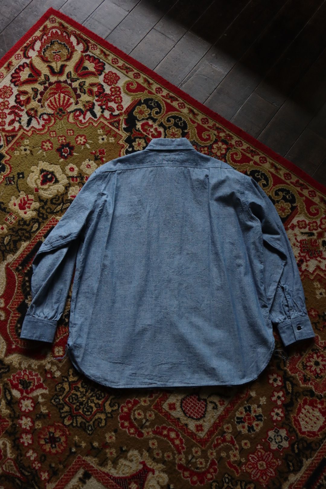 アプレッセ23AWシャツ BB Washed Chambray Shirt(23SAP-02-09M)INDIGO