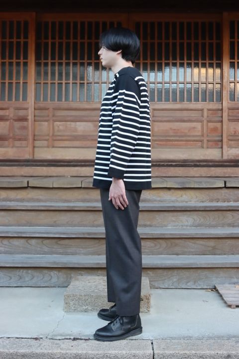 Ets.MATERIAUX French panel border(BLACK×WHITE)style.