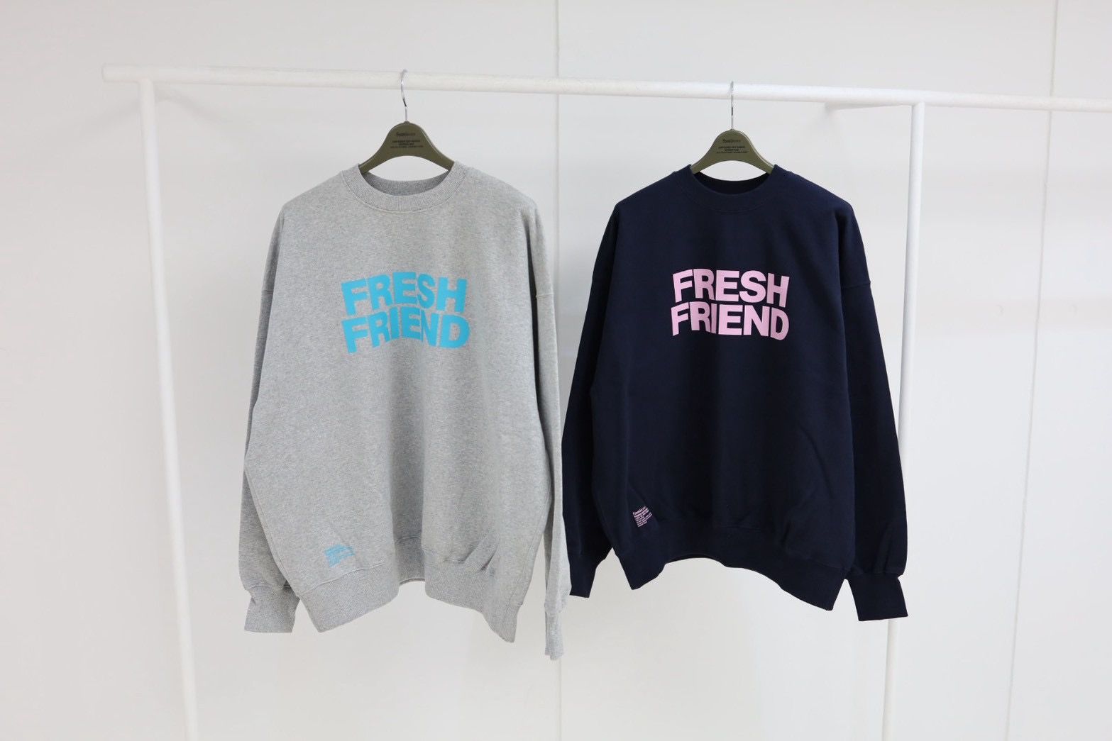 フレッシュサービス FRIEND EDITIONS LIGHT OZ CREW NECK SWEATER(FSC261-70093FE)H .GRAY☆3月14日(土)発売！