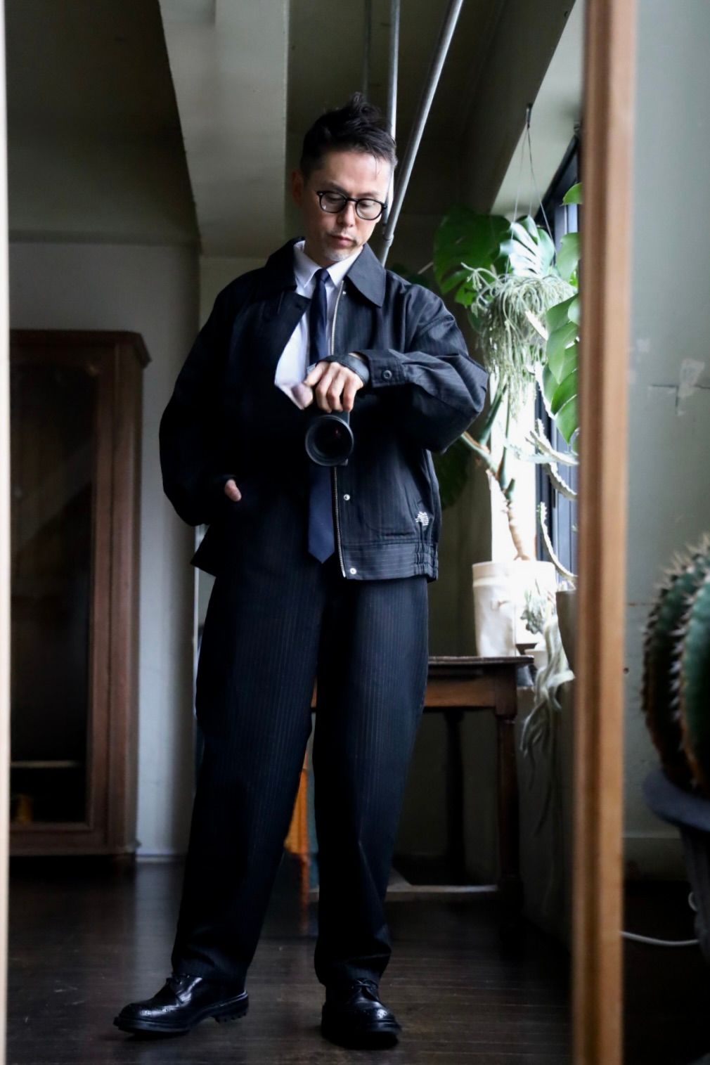 FreshService - フレッシュサービス CORPORATE BLOUSON (BLACK