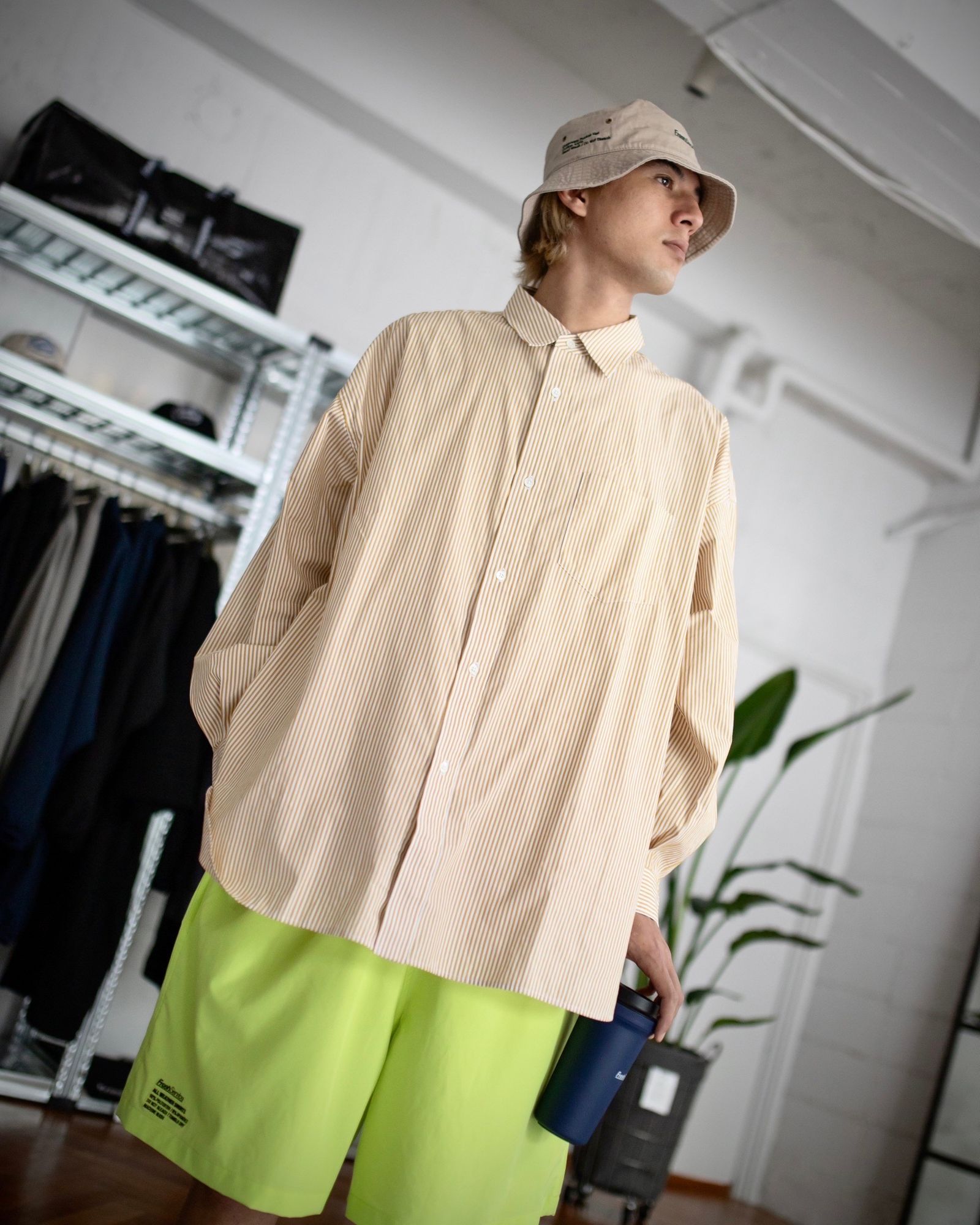 AS × FRESHSERVICE UNIFORM SHIRT BS M FreshService SUMMER SPOT CORPORATE UNIFORM L/S SHIRT(YELLOW