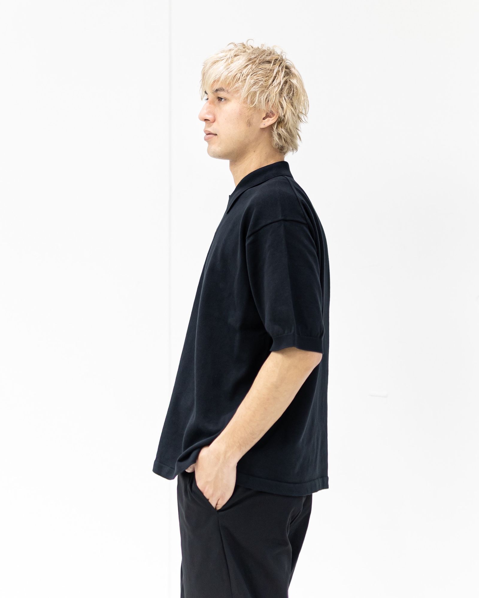 A.PRESSE Cotton Knit S/S Polo Shirt 3月7日(土)新作発売！