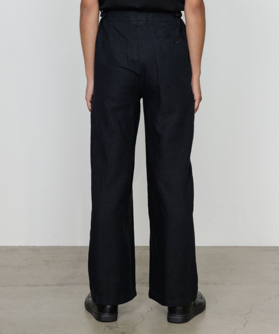 marka 26SS TWO TUCK MILITARY TROUSERS(M26A19PT02C)BLACK☆新作発売！