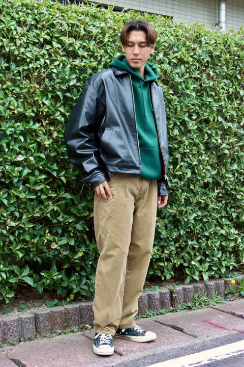 SEDAN ALL-PURPOSE セダンオールパーパス 23AW Synthetic Leather Sports Jacketスタイル