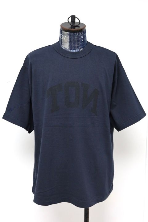 blurhms ROOTSTOCK ブラームスルーツストック 26SS NOT-PRINCE 88/12 Print Tee WIDE(bROOTS25S36S26B)NIGHT BLACK x BLACK☆4月17日(金)新作発売！