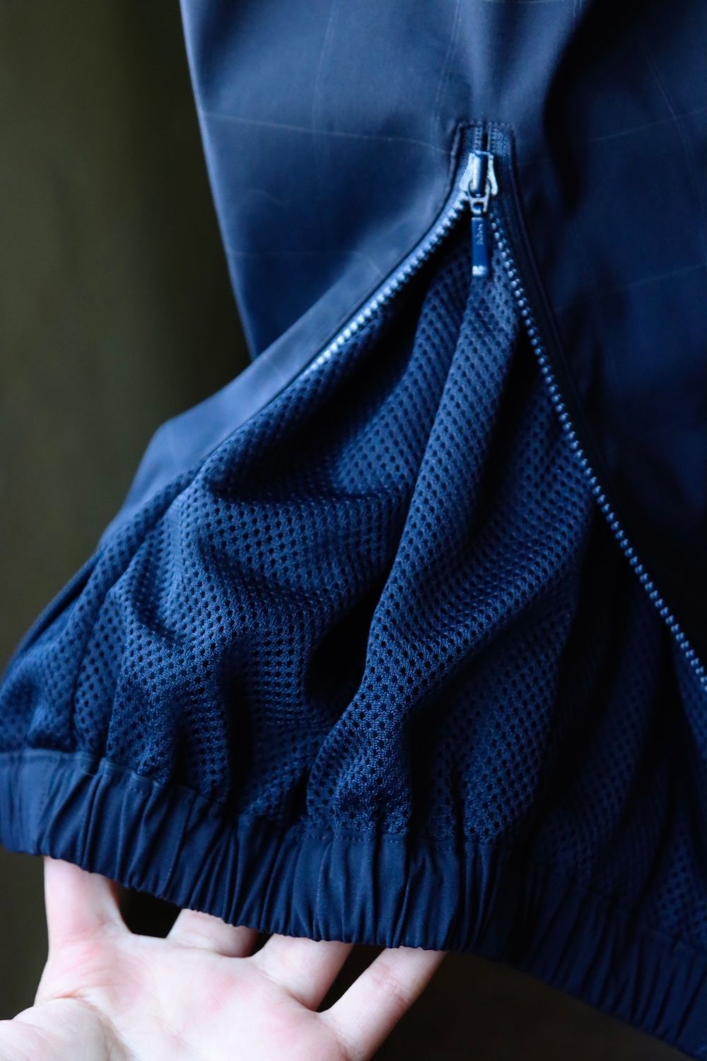 is-ness×NEAT LORO PIANA SPORT FABRICS PANTS"NAVY"イズネス22SS