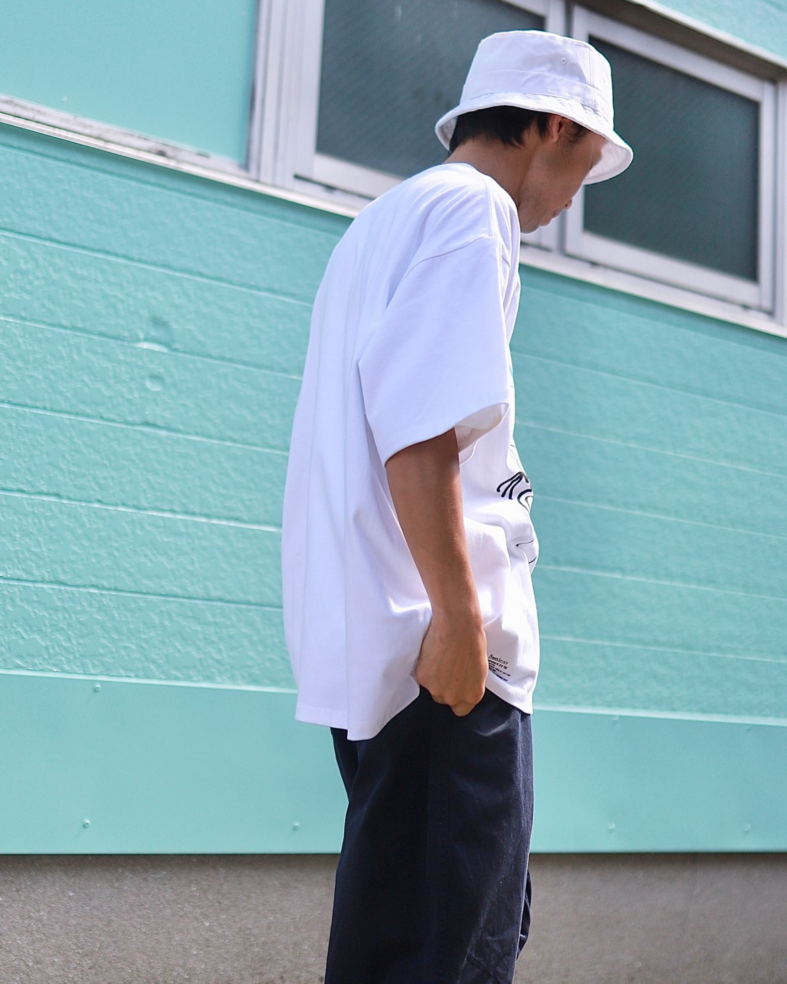 FreshService 23AW TシャツAS×FS CORPORATE S/S TEE"READ"BLUEスタイル