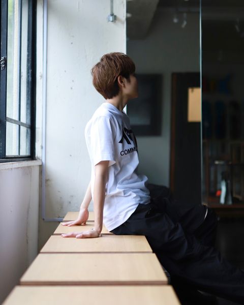 プレイコムデギャルソン PLAYロゴTシャツ style.2023.6.18