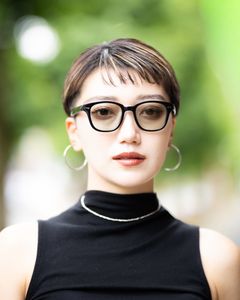 ノチノオプティカル "SANSUI" #2.GLOSS BLACK × GREY GREEN to D.GREY(調光モデル)