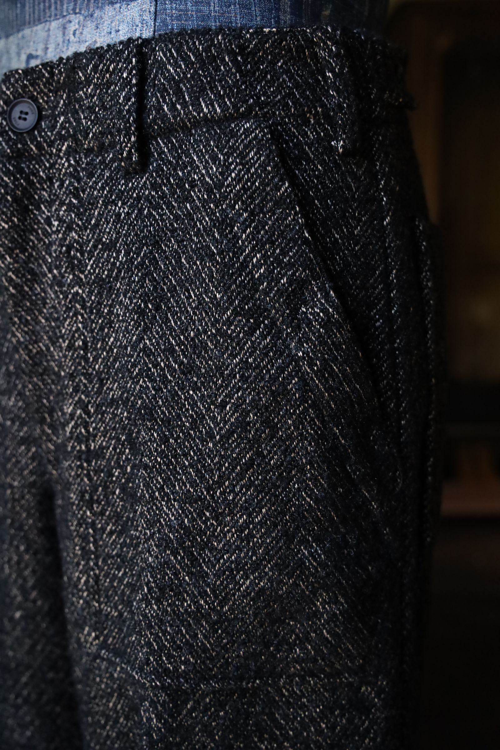 YOKE - ヨーク24FW TWEED WIDE-LEG BAKER PANTS (YK24FW0728P
