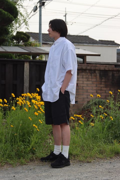 Graphpaper Oxford Oversized S/S B.D Shirt style.2022.5.15.