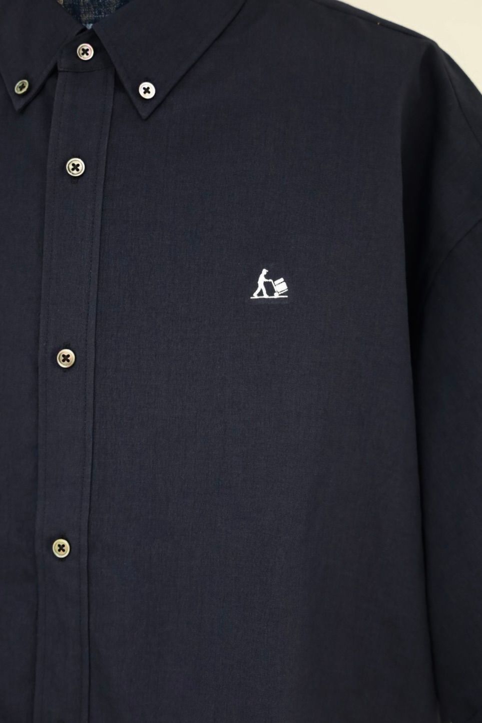 フレッシュサービス 26AW DRY WASHER POPLIN S/S B.D SHIRT(FSC263-50063)NAVY☆8月1日(土)発売！