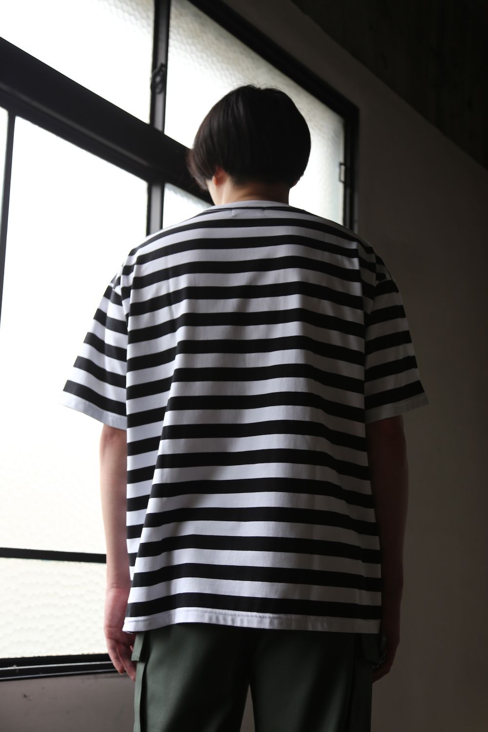 Graphpaper Border S/S Pocket Tee style.2021.5.2.