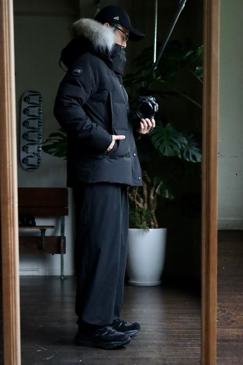 カナダグース22AW WYNDHAM PARKA BLACK LABELスタイル.2022.9.27.