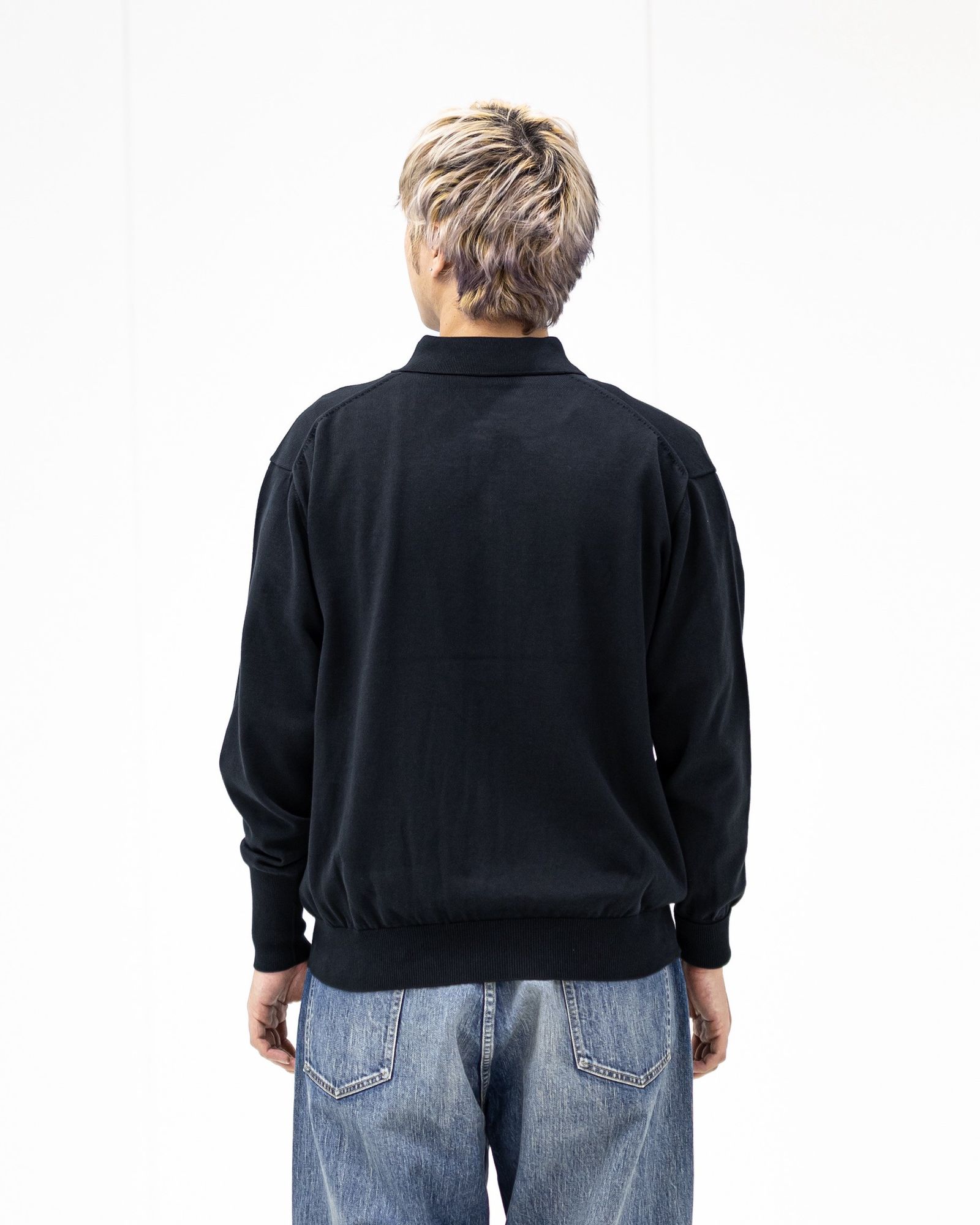 A.PRESSE Cotton Knit Polo Collar Cardigan 2月7日(土)新作発売！