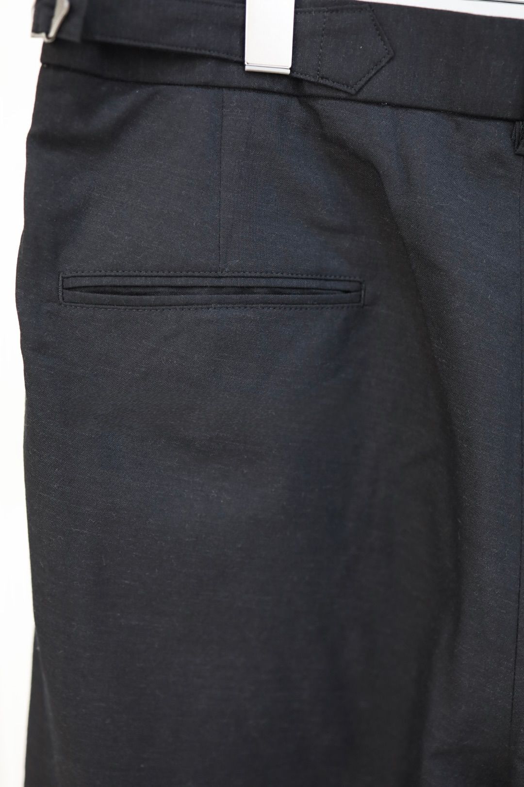 marka 26SS TWO TUCK BAGGY TROUSERS(M26A11PT02C)CHAMBRAY BLACK☆新作発売！