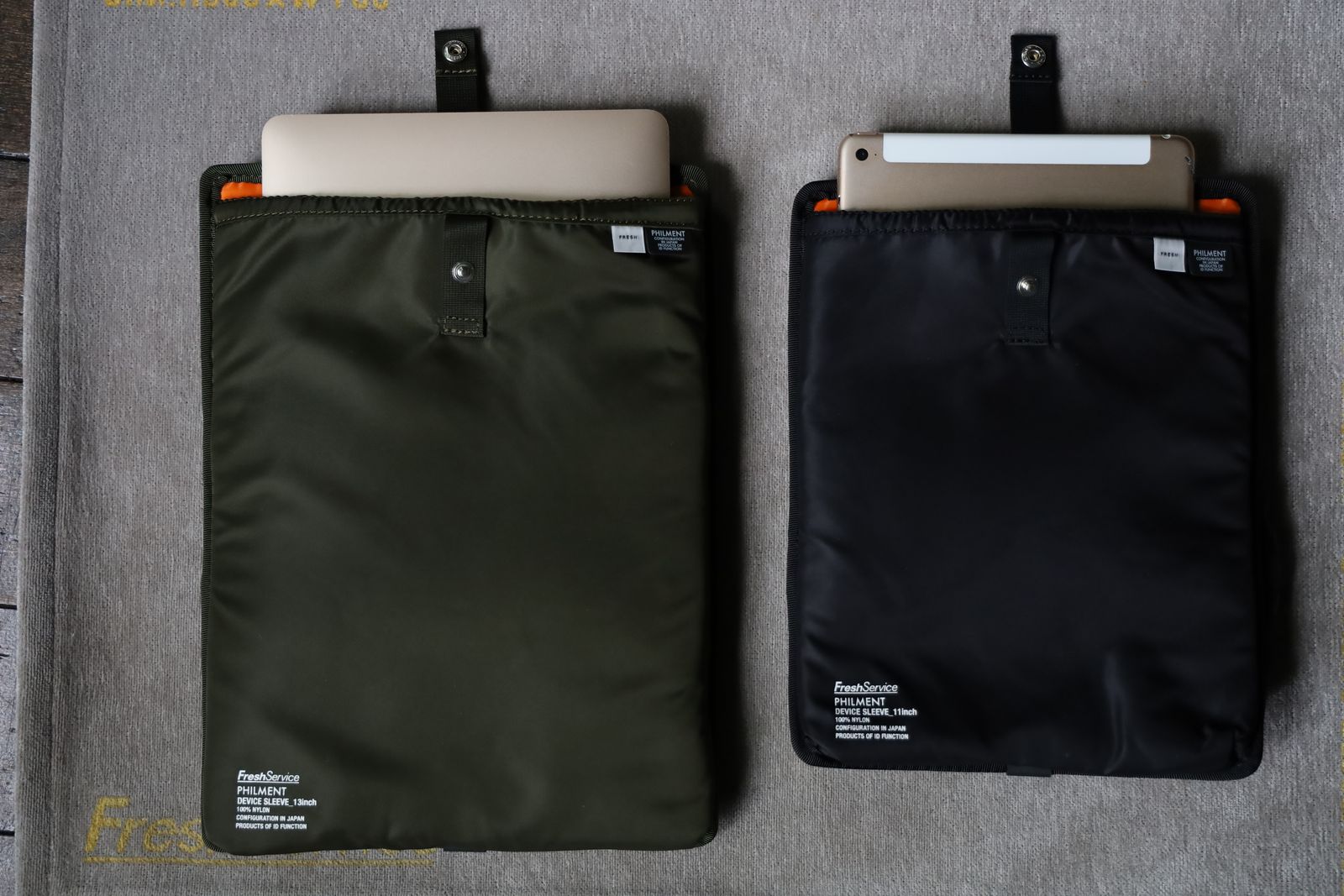 FreshService - PHILMENT FS DEVICE SLEEVE_11inch(KHAKI) | mark