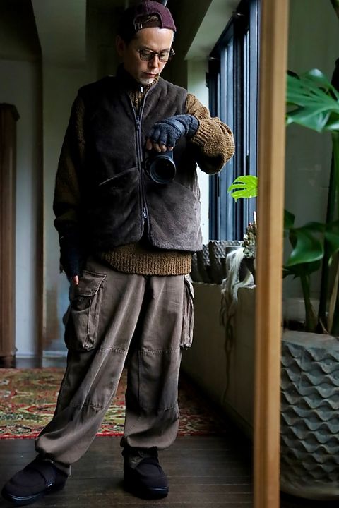 DAIWA PIER39 TECH BRITISH HUNTER FUR VEST"D.BROWN"スタイル