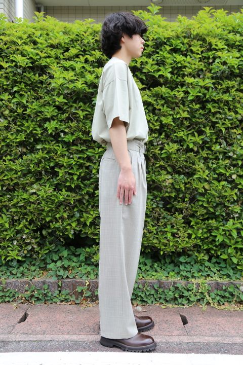 YOKE SIDE OPEN COUBLE-BREASTED JACKET(YK21SS0193J) style. 2021.04.23.