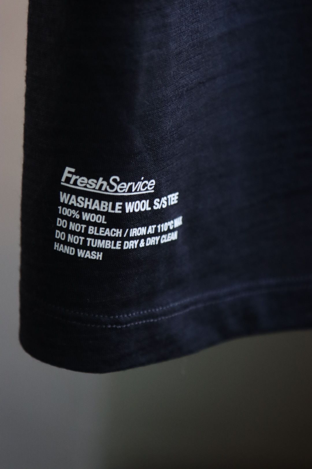 FreshService - フレッシュサービス24SS WASHABLE WOOL S/S TEE(FSC241