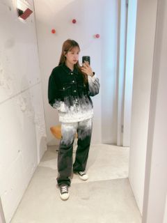 YOKE 新作HAND PAINTED DENIM TRUCKER JACKET style.2024.8.23