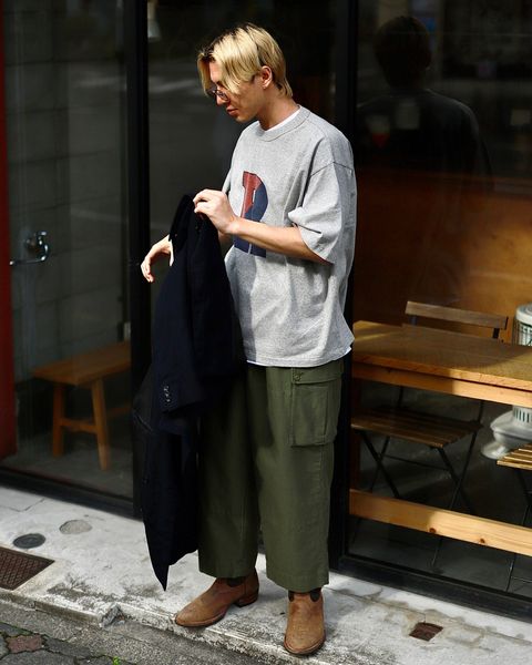 A.PRESSE 新作Double Breasted Jacketスタイル