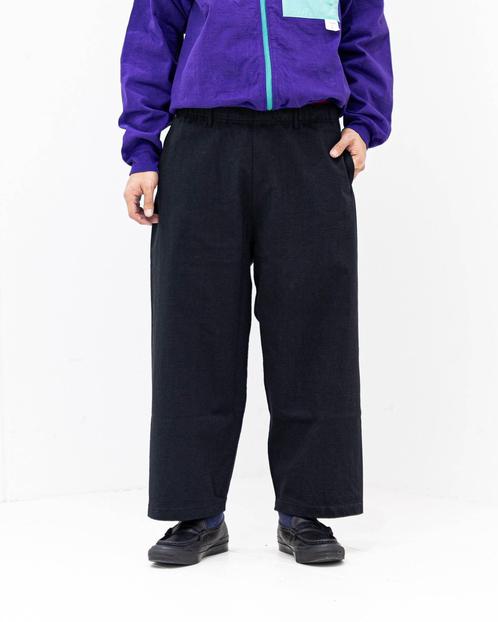 Gurank グランク 26SS パンツ 14/2 LW baggy pants (2618)BLACK★新作発売！