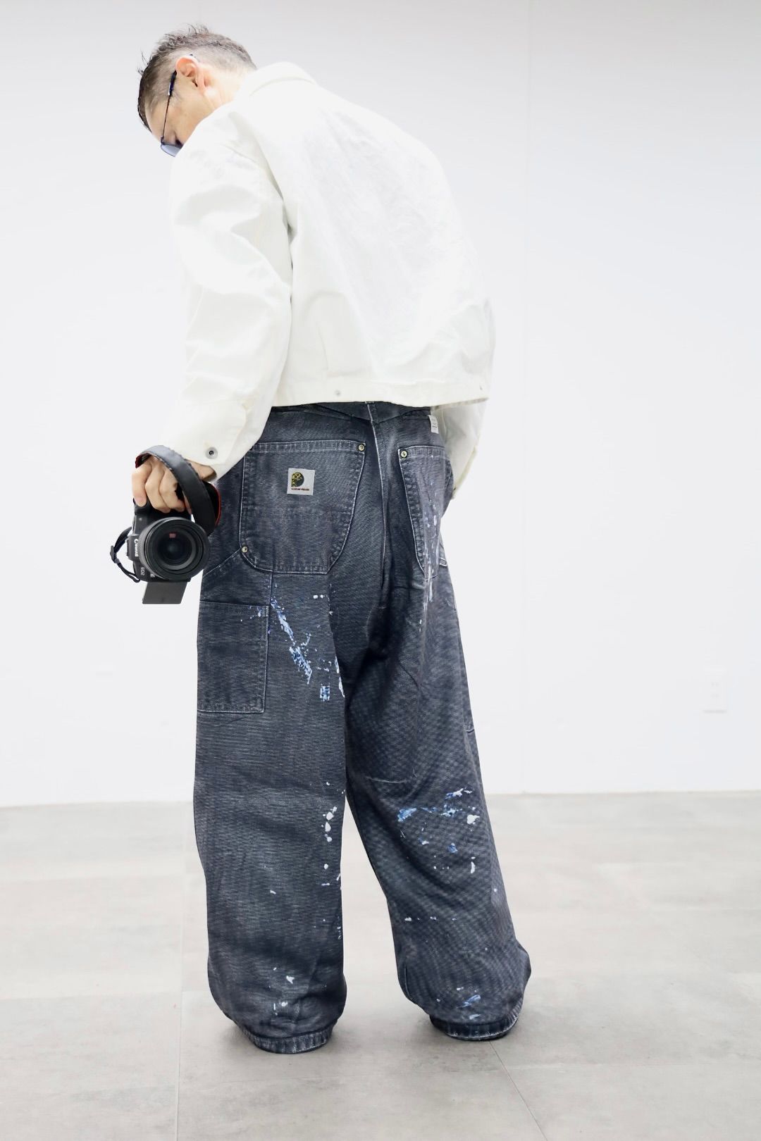 トーキングアバウト ジ アブストラクション 26SS ワイドパンツ PRINT DUCK WIDE PT(26SS-PT-002CH)BLACK新作発売！