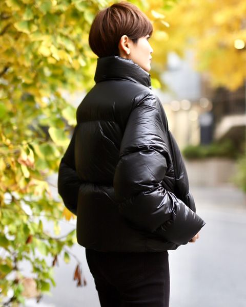CANADA GOOSE 新作CYPRESS CROPPED PUFFER BLACK LABEL style.2023.12.7