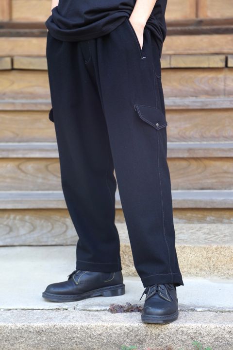 Yohji Yamamoto 21AW Y-ホック付きPフラノ PANTS(HX-P32-118) style. 2021.07.13.