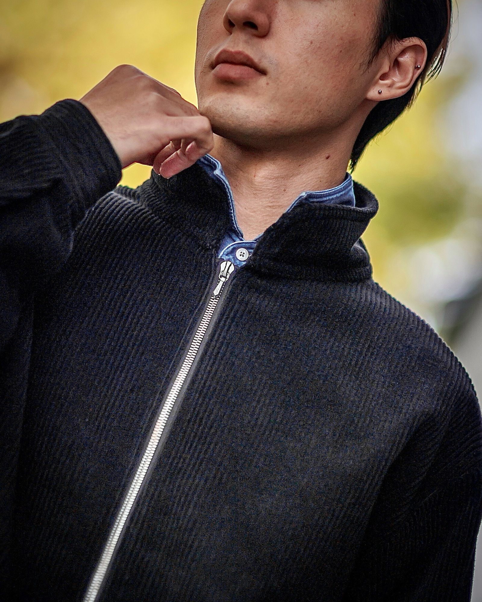 A.PRESSE Wool Corduroy Bomber Jacket スタイル 11月30日(土